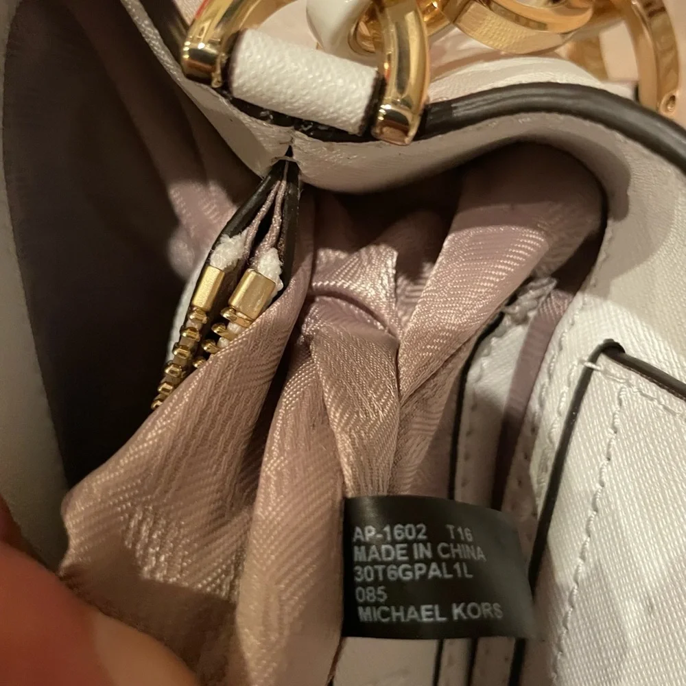 Michael Kors Portia East West Satchel Beige - NWT